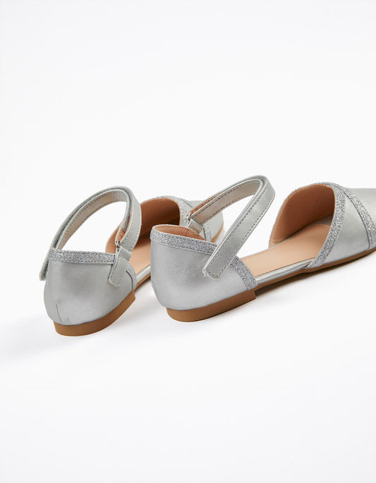 Zippy Girls Ballet Pumps With Glitter
