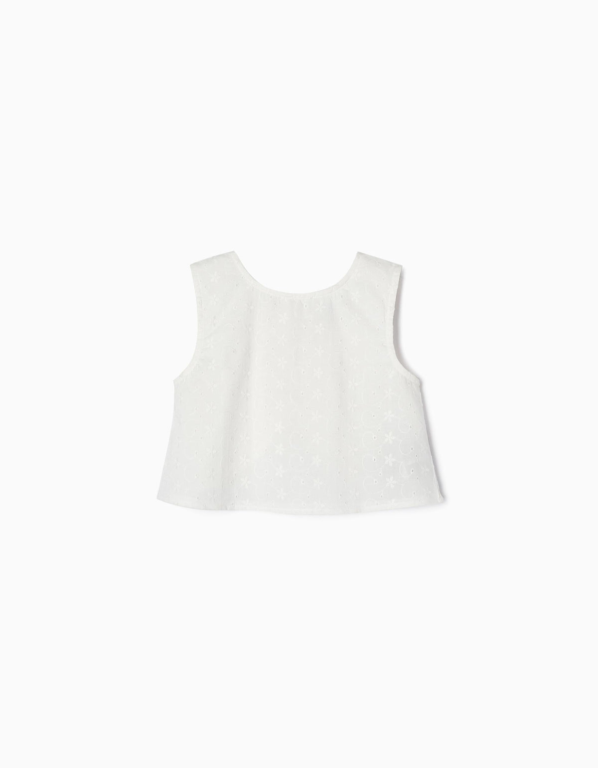 Zippy Top With English Embroidery For Girls