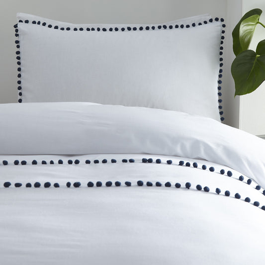 Lyra Superking Duvet Cover Set Blue