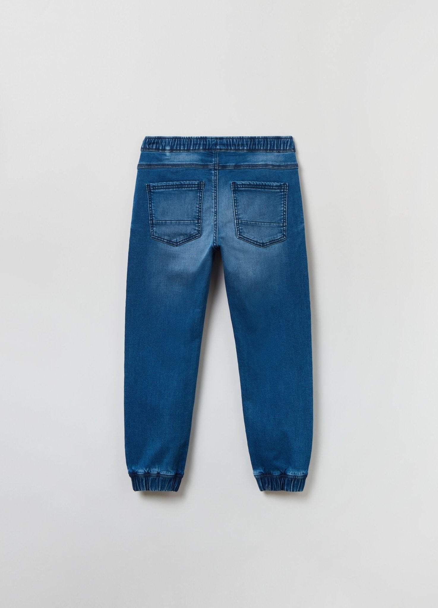 Ovs Denim Joggers With Drawstring