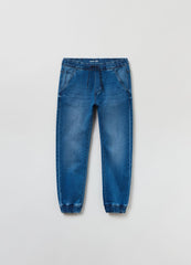 Ovs Denim Joggers With Drawstring