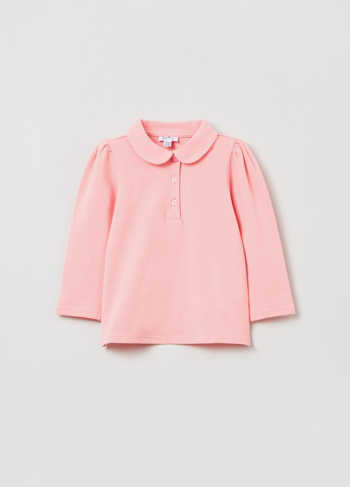 Ovs Solid Colour Stretch Cotton Polo Shirt