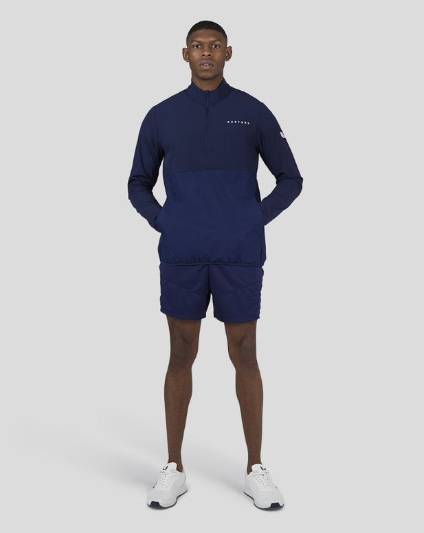 Men’S Long Sleeve 1/2 Zip Top - Navy