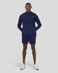 Men’S Long Sleeve 1/2 Zip Top - Navy